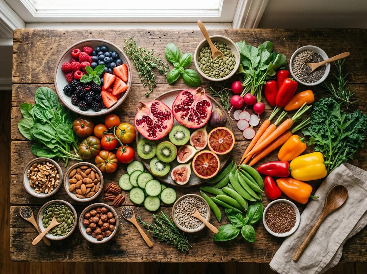 Alimentos ricos en vitaminas y minerales